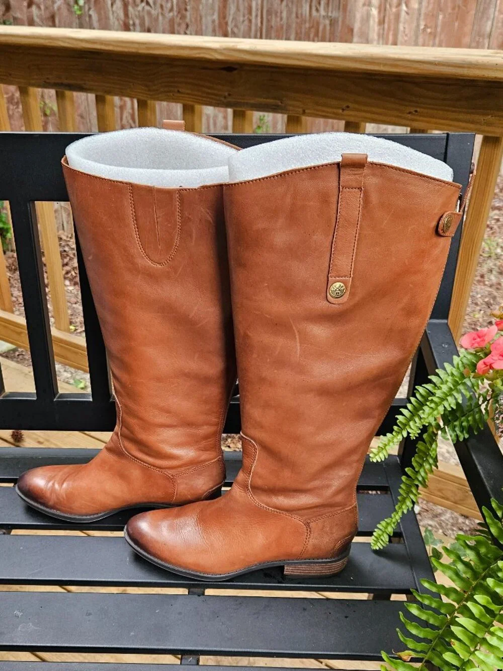 Sam Edelman Penny Whiskey riding boots size 8.5 M